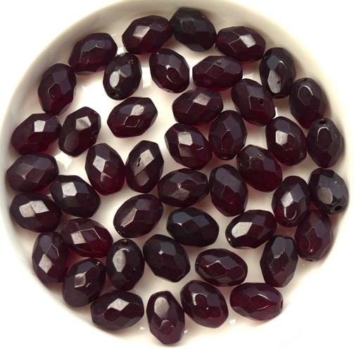 0050273 Garnet, Oval shaped Facet 8 x 6 mm. 18 Pc.-0 0050273 Garnet, Oval shaped Facet 8 x 6 mm. 18 Pc.-0