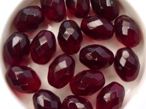 0050275 Garnet, Oval shaped Facet 13 x 10 mm. 6 Pc.-0