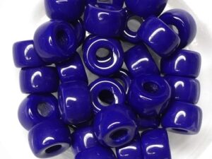 0090025 Opaque Navy Blue Roller Bead. 25 Pc.-14814