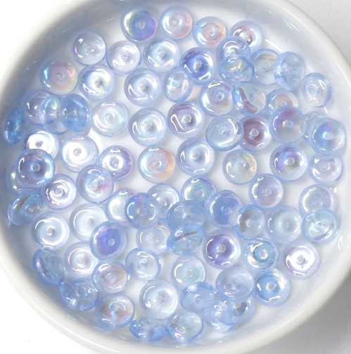 0090053 Light Sapphire AB schijfje 75 Pc.-0