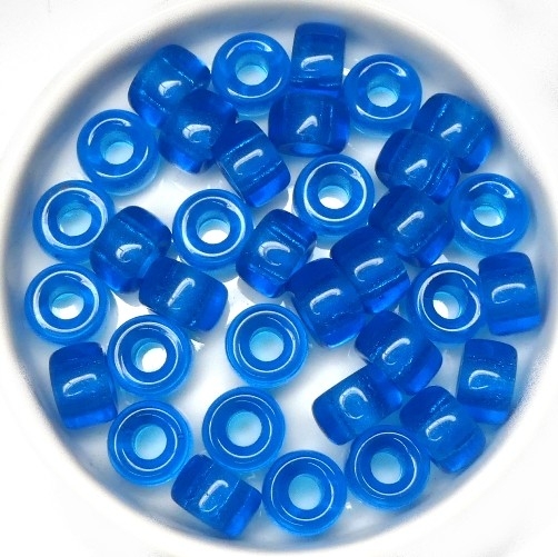 0090201 Aqua Blue Roller Bead. 25 Pc.-0