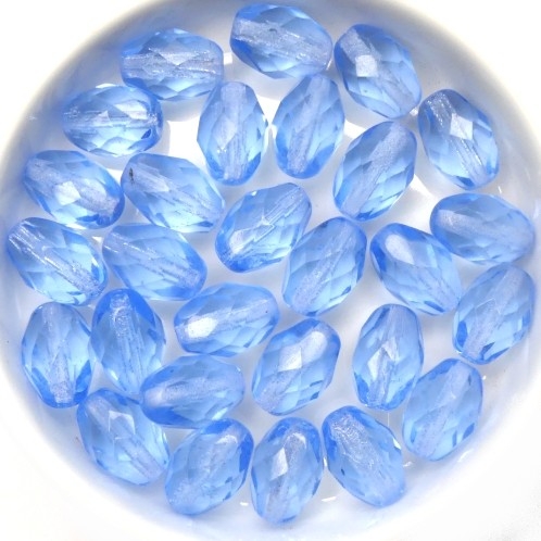 0090371 Light Sapphire Oval Facet 11 x 8 mm. 14 Pc.-0 0090371 Light Sapphire Oval Facet 11 x 8 mm. 14 Pc.-0