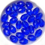 0090374 Sapphire Blue Oval Facet 11 x 8 mm. 14 Pc.-0