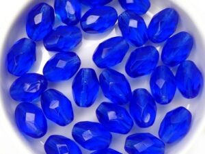 0090374 Sapphire Blue Oval Facet 11 x 8 mm. 14 Pc.-0