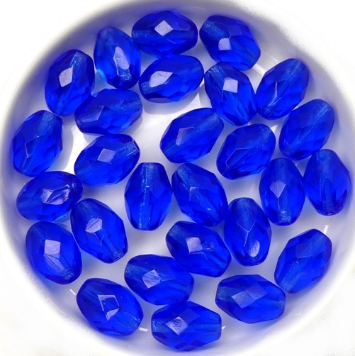 0090374 Sapphire Blue Oval Facet 11 x 8 mm. 14 Pc.-0