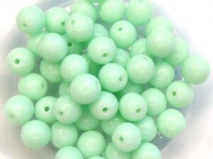 06-R-63100 Opaque Pale Jade Round 6 mm. 50 Pc.-14786