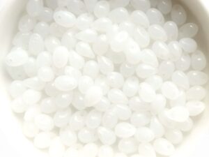 CD-01000 White Opal Czech Drops 100 Pc.-14798