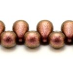 CD-23980-94100 Polychrome Dark Rose Czech Drops 40 Pc.-0