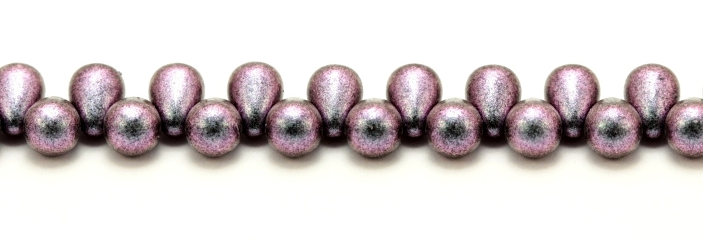 CD-23980-94101 Polychrome Magenta Chameleon Czech Drops 40 Pc.-0