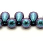 CD-23980-94105 Polychrome Indigo Orchid Czech Drops 40 Pc.-0