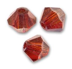 SW-04-CREMA 5328 Crystal Red Magma Swarovski Bicone 4 mm. 40 Pc.-0