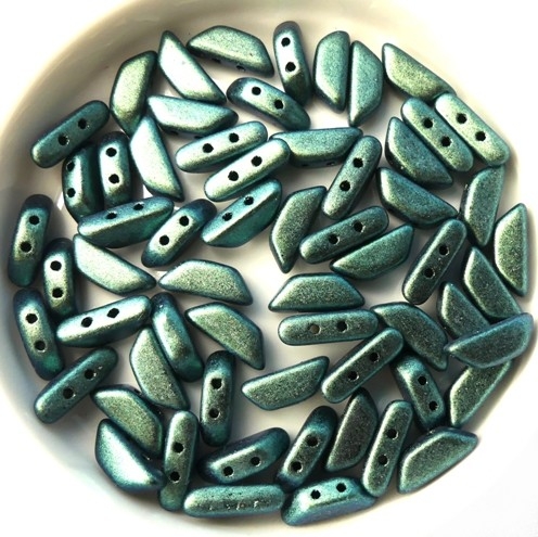 TIN-23980-94104 Metallic Mat Green Turquoise Tinos par Puca 10 gram-0