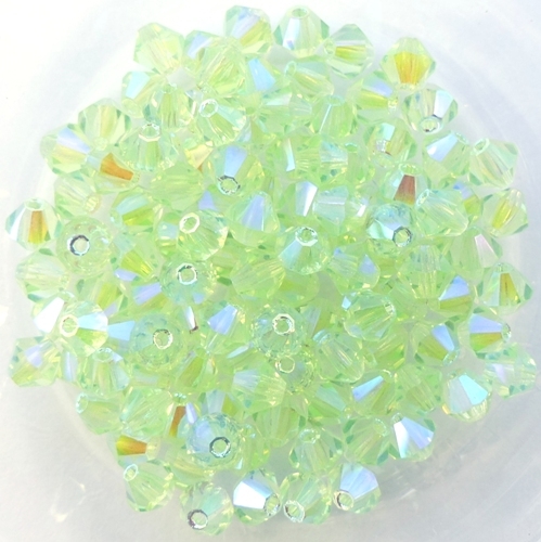 04-MC-50800-28701x2 Chrysolite 2 x AB, 4 mm 50 stuks-15292