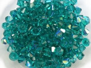 04-MC-60230-28701 Bicone Blue Zircon AB 50 Pc.-0