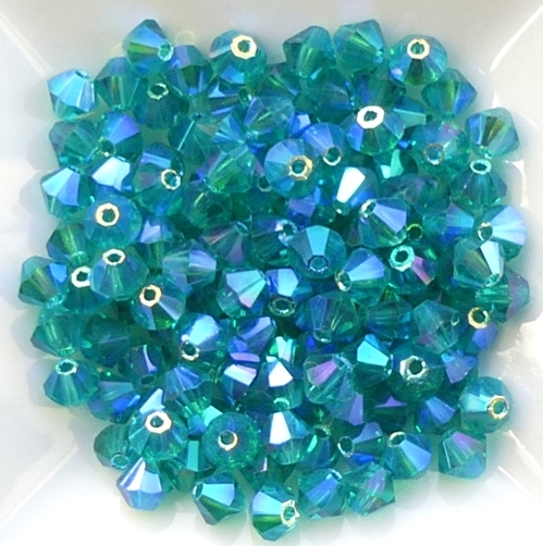 04-MC-60230-28701X2 Bicone Blue Zircon 2XAB 50 Pc.-0 04-MC-60230-28701X2 Bicone Blue Zircon 2XAB 50 Pc.-0