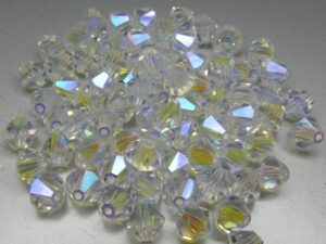 06-MC-00010-28701X2 Bicone Crystal Full AB 6 mm. 24 Pc.-15274