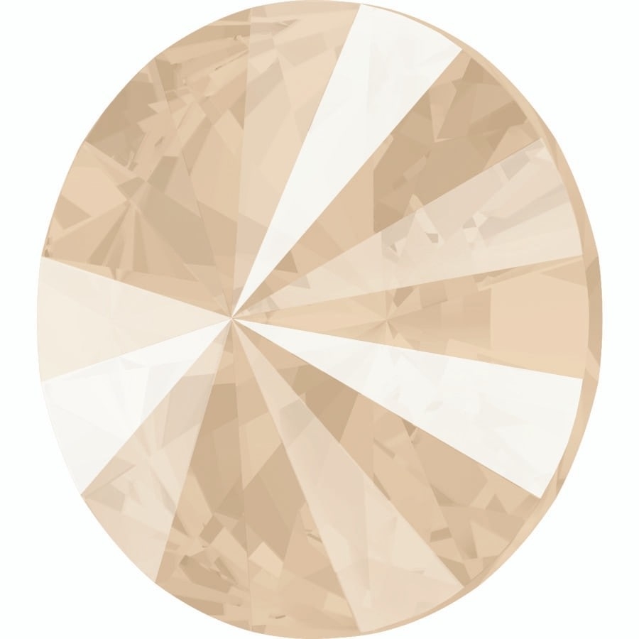 14 mm. 001-L106S Crystal Ivory Cream 1122 Swarovski Rivoli-15146