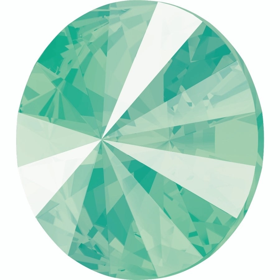 14 mm. 001-L115S Crystal Mint Green 1122 Swarovski Rivoli-15150