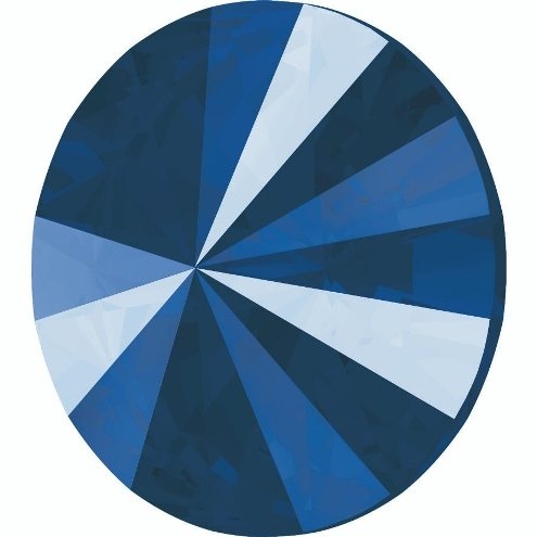 14 mm. 001-L110S Crystal Royal Blue 1122 Swarovski Rivoli-15155
