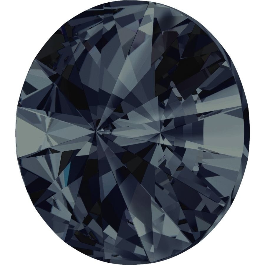12 mm. 253 Graphite Foiled 1122 Swarovski Rivoli-15169