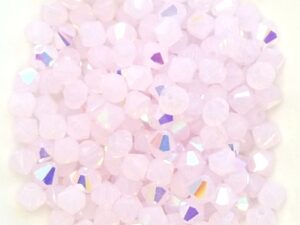 04-MC-71210-28701 Bicone, Pink Opal AB 4 mm. 50 Pc.-0