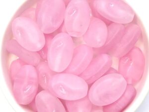 0070025 Matte Pink melee Oval 15 Pc .-15559