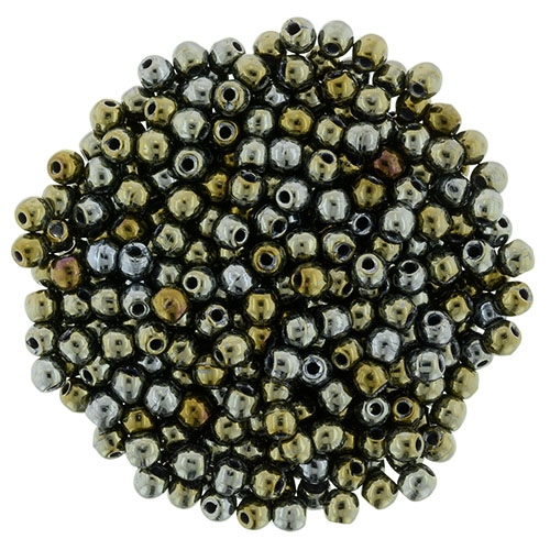03-R-23980-21415 Jet Brown Iris Round 3 mm. 120 Pc.-0 03-R-23980-21415 Jet Brown Iris Round 3 mm. 120 Pc.-0