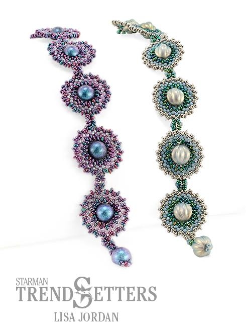 Ombré Orbit Bracelet, Gratis Patroon met TOHO Demi Round-0 Ombré Orbit Bracelet, Gratis Patroon met TOHO Demi Round-0