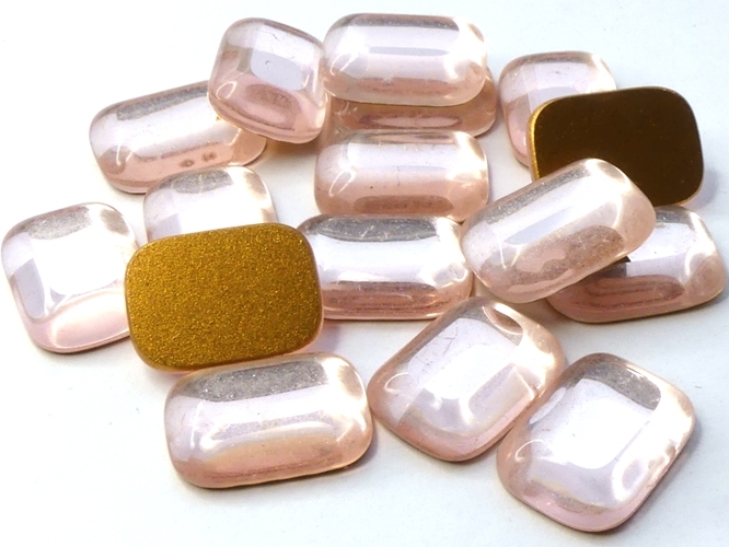 FB-70120-98521-Oc Rosaline Octagon Flat Back Gold Foiled 18 x 12 mm. 5 Pc.-0 FB-70120-98521-Oc Rosaline Octagon Flat Back Gold Foiled 18 x 12 mm. 5 Pc.-0