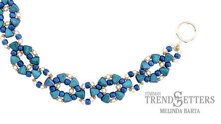 Keystones Bracelet, Gratis Patroon met NIB-BIT Beads-15527