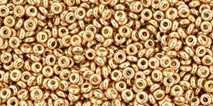 TN-11-PF0551 Demi Round TOHO Perma Finish - Galvanized Rose Gold 5 gram-0