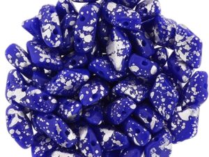 GD-33050-15481GemDuo Opaque Royal Blue Silver Splash 10 gram-0