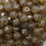 EC-04-01000-43400 English cut 4 mm, White Opal Silver Picasso-0