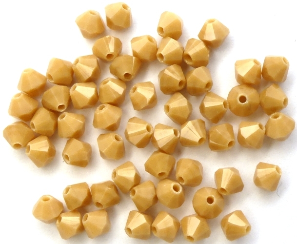 03-MC-13030 Opaque Isabelle Bicones 50 Pc.-15833