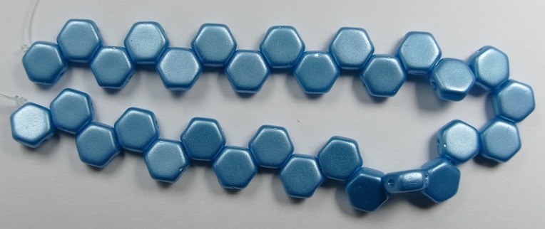 HON-02010-25019, Alabaster Pastel Aqua Honeycomb Beads, 30 stuks-15882