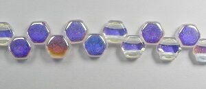 HON-00030-28701, Crystal AB Honeycomb Beads, 30 stuks-15867