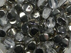 PI-00030-27501 Crystal Half Argentic Pinch beads. 10 gram-0