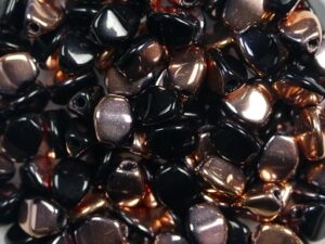 PI-23980-27101 Jet Capri Gold Pinch beads. 10 gram-0