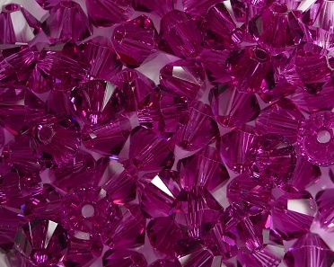 SW-05-FU 5328 Fuchsia Swarovski Bicone 5 mm. 10 Pc.-16007