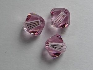 SW-05-ROLT 5328 Light Rose Swarovski Bicone 5 mm. 10 Pc.-0