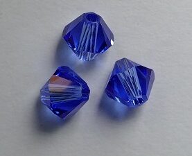 SW-05-SAP 5328 Sapphire Swarovski Bicone 5 mm. 10 Pc.-0