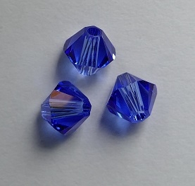 SW-05-SAP 5328 Sapphire Swarovski Bicone 5 mm. 10 Pc.-0