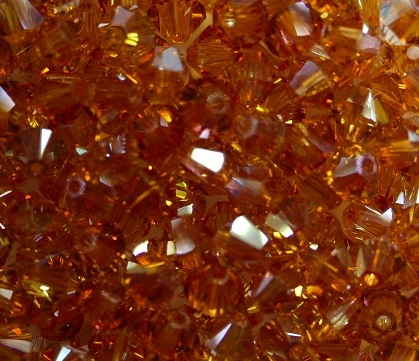 SW-04-CRYSAPR 5328 Crystal Apricot Swarovski Bicone 4 mm 40 Pc.-15947
