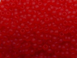 TR-11-0005BF Transparent Frosted Siam Ruby-0