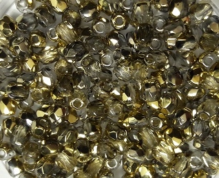 0150174 Crystal Half Gold facet 3 mm. 65 Stuks-0