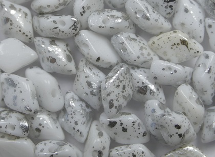 GD-03000-154811 GemDuo Chalk White Silver Splash 10 gram-0
