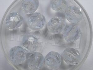 0090392 Crystal Light Blue Facet 8 mm. 12 pc-0