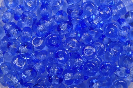 0090393 Sapphire Rondelle 80 Pc. -0 0090393 Sapphire Rondelle 80 Pc. -0