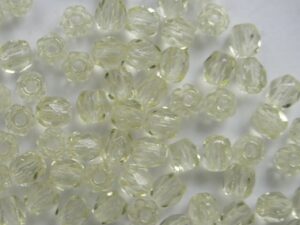 0130133 Light Citrine Yellow facet 3 mm. 75 Pc.-0