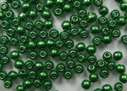 02-R-77059CR Color Trends Saturated Metallic Kale round 2 mm. 150 Pc.-0